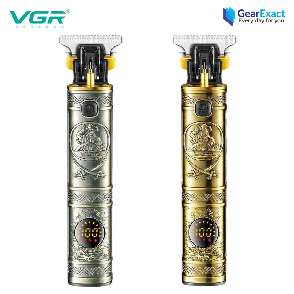 VGR V-097 Hair Clipper and Beard Trimmer with Digital Display for Men
