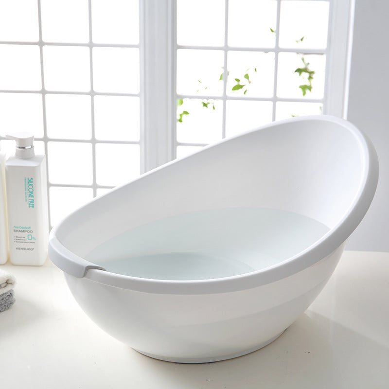 Baby pp thickened egg-shaped bath tub bath tub baby newborn care supplies