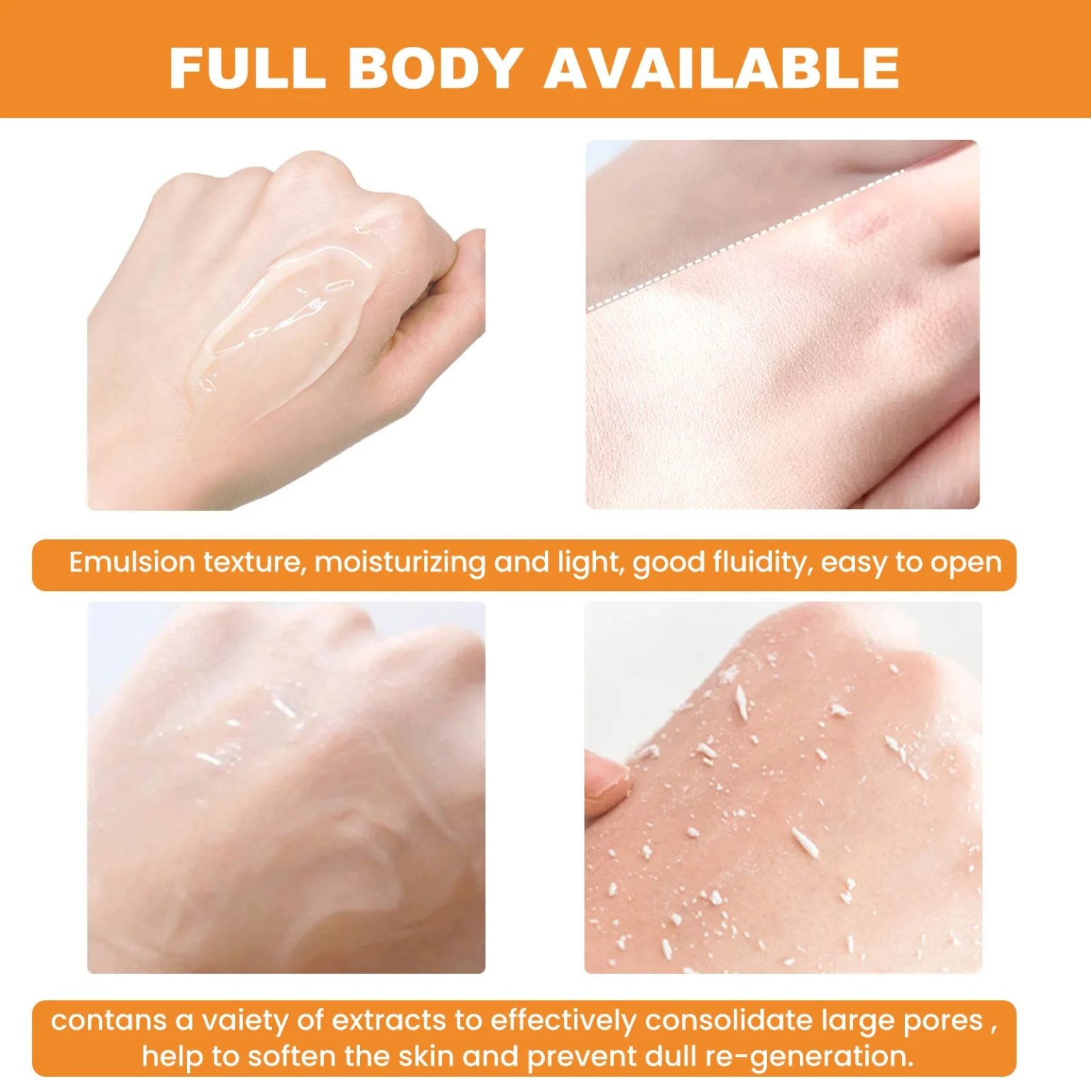 ORANGE EXFOLIATING WHITENING GEL