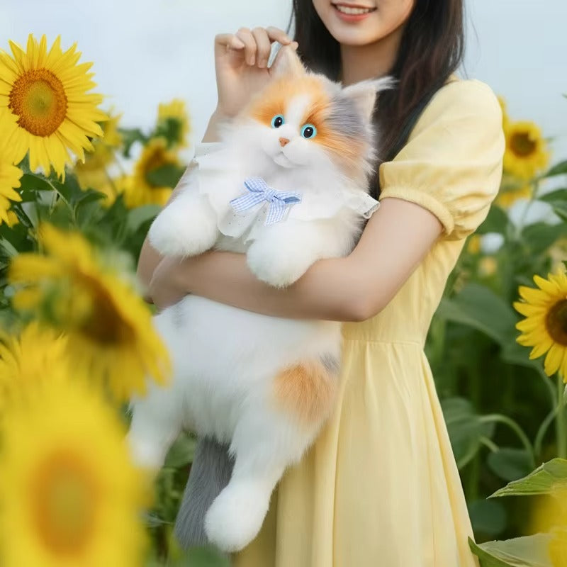 Cat Backpack Soft Plush Simulation