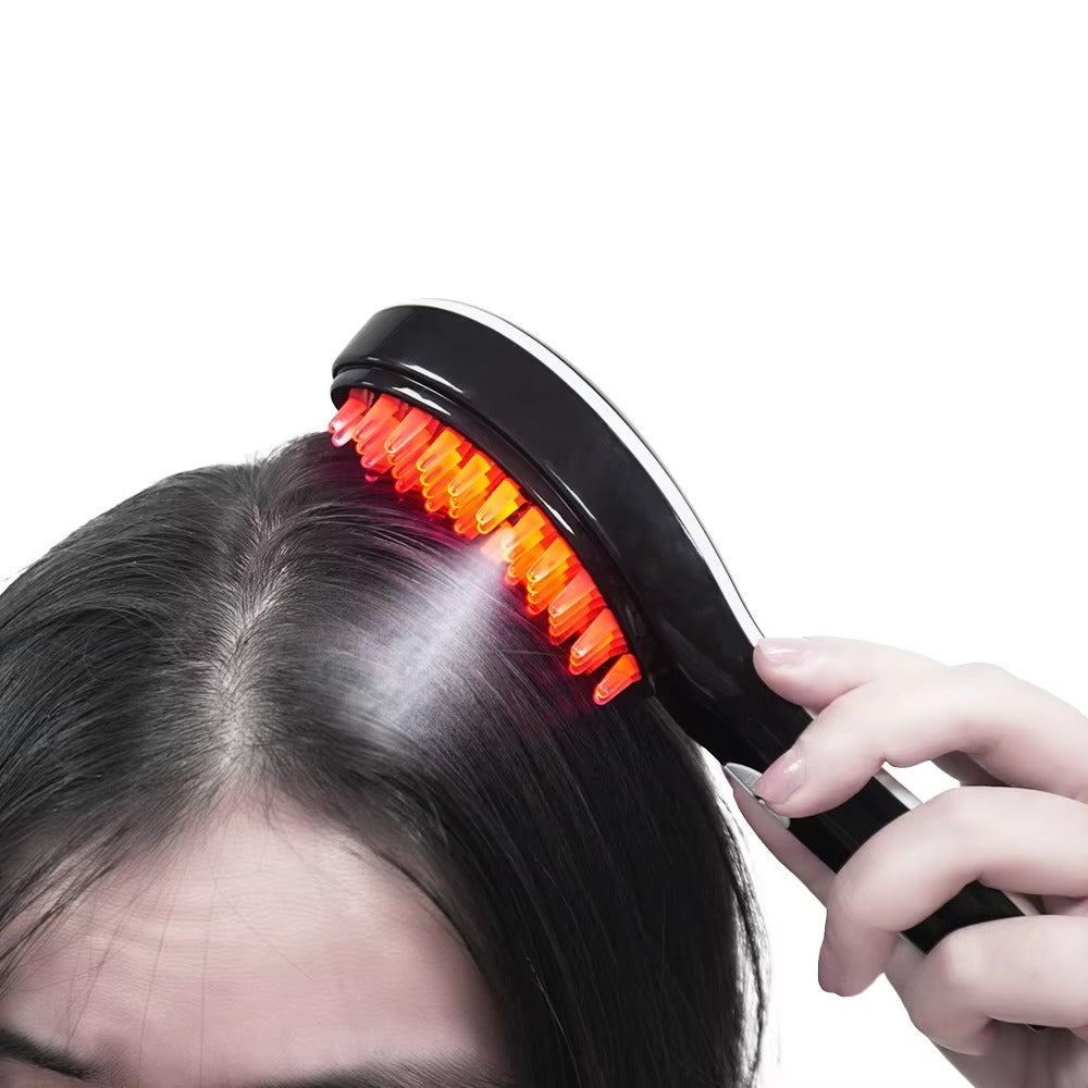 Light Hair Brush Multi Functional Electric Massage Steam Hair Comb